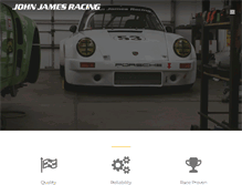 Tablet Screenshot of johnjamesracing.com